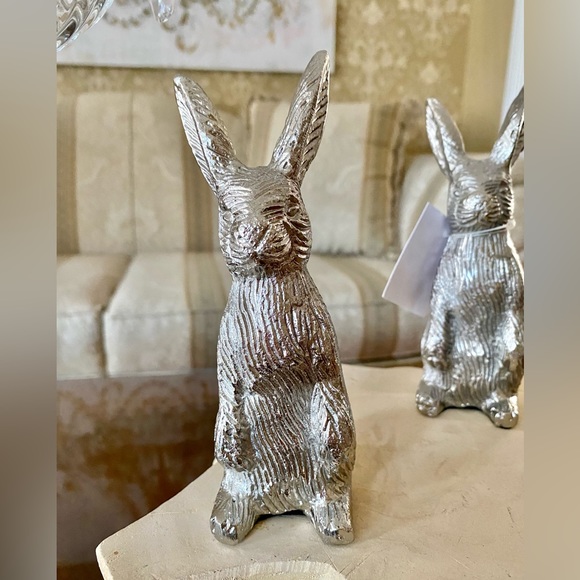 Classic Silver Bunny Figurine✨NEW✨ - Picture 7 of 8